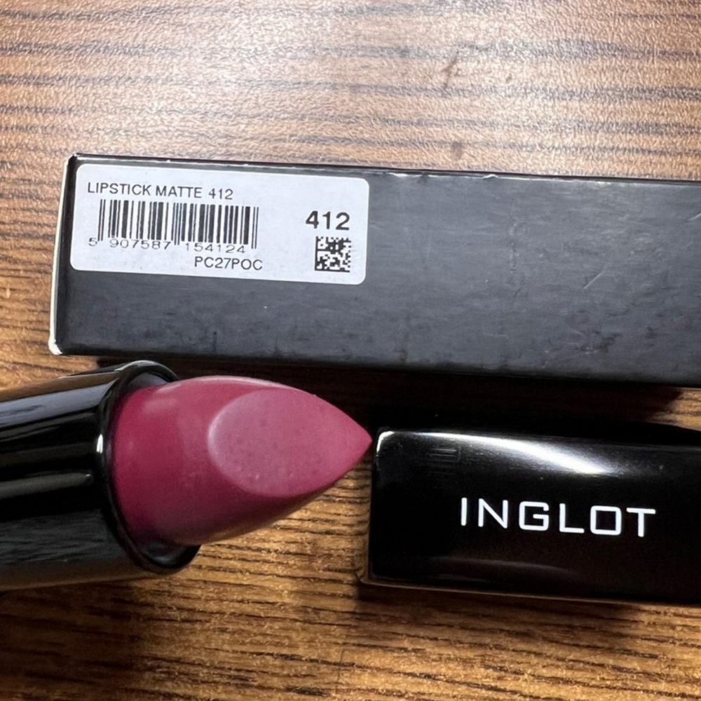NWT Inglot Matte Lipstick 412 - Shades Of Purple ,shades Of Pink